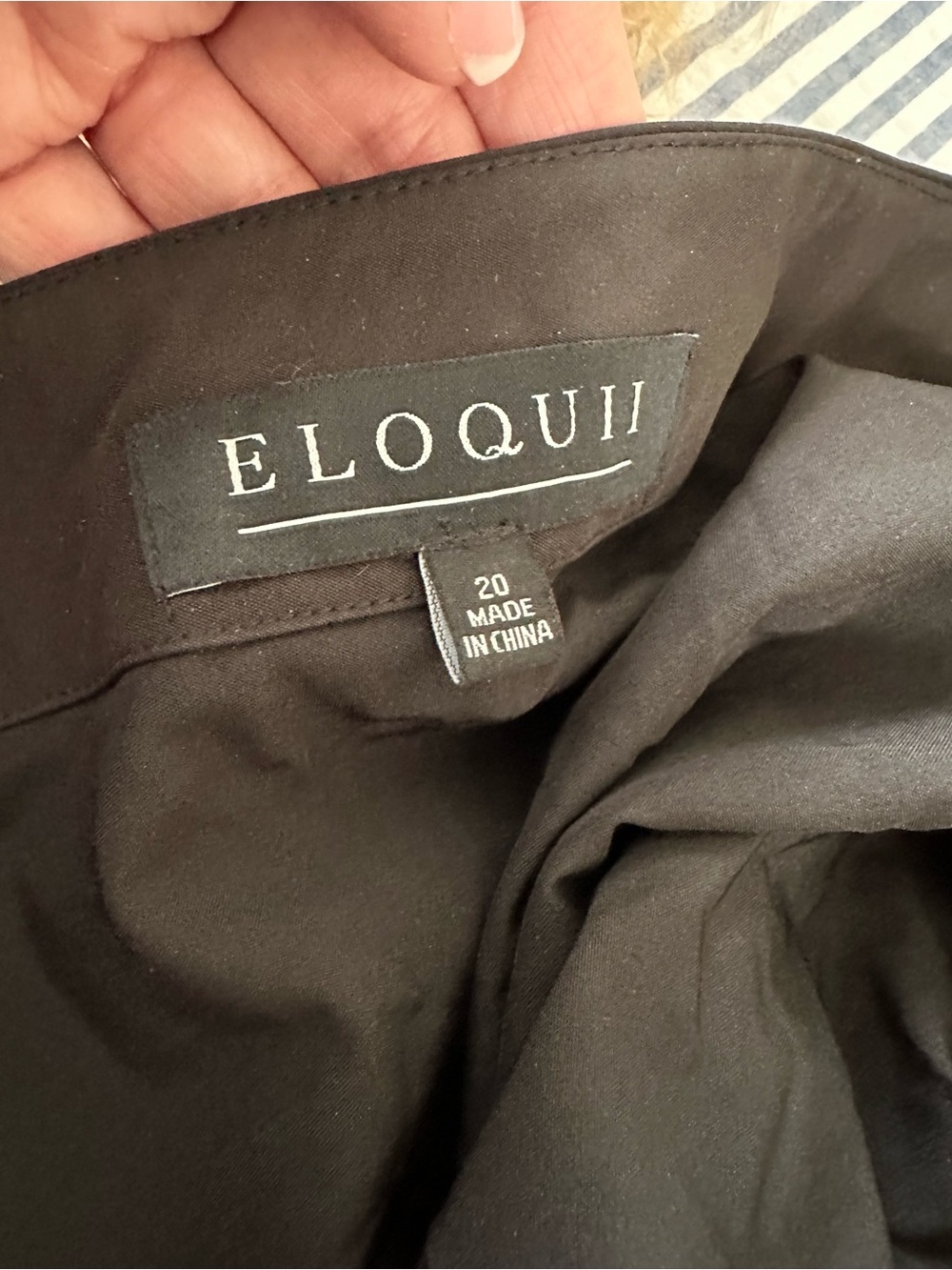 Eloquii Black One-Shoulder Bow-Accent Midi Dress - Picture 3 of 5